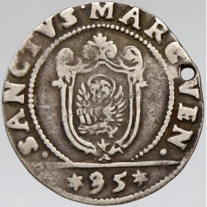 Itálie - Benátky. Giovanni Corner II. (1709-22). 35 soldi b.l. Montenegro-2344. dírka