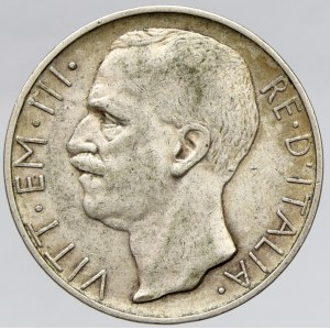 Itálie. 10 lira 1926 R, na hr. *FERT*. KM-68.1