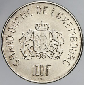 Lucembursko. Charlotte (1919-64). 100 Fr. 1963