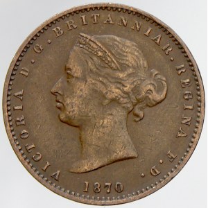 Normanské ostrovy - Jersey. 1/26 shilling 1870. KM-4