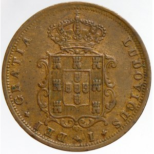 Portugalsko. V reis 1875. KM-513