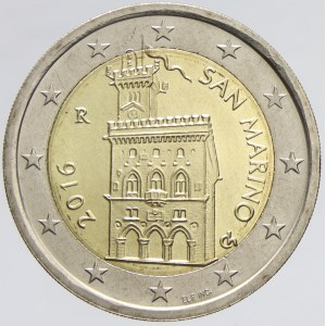 San Marino. 2 € 2016. KM-486