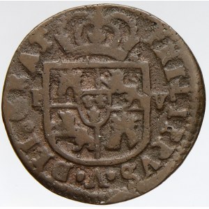 Španělsko - Valencie. Filip V. (1700-46). 6 maravedis (1 sis è / seiseno) 1710