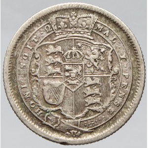 Velká Británie. 1 shilling 1817. KM-666. n. hr.