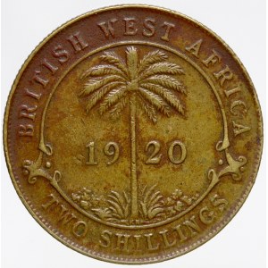 Britská západní Afrika. 2 shilling 1920. KM-13b
