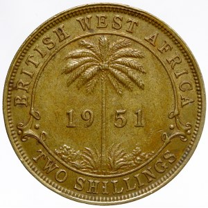 Britská západní Afrika. 2 shilling 1951. KM-29