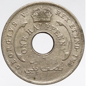 Britská západní Afrika. ½ penny 1911. KM-5
