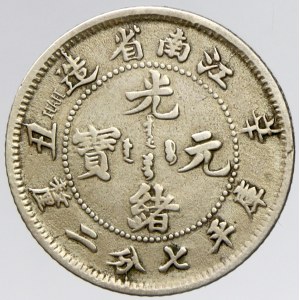 Čína - Kiangnan. 10 cent b.l. (1901) HAH. KM-Y-142a.7