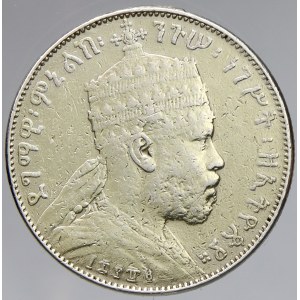 Etiopie. ½ birr 1889 A. KM-4. m. o.