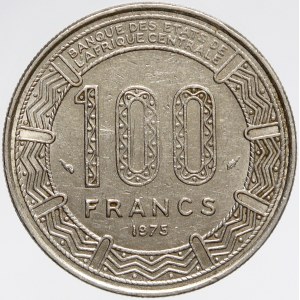 Gabun. 100 frank 1975. KM-13