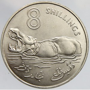 Gambie. 8 shilling 1970. KM-7