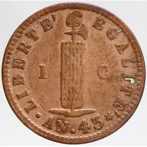 Haiti. 1 centim 1840. rok 43. KM-25