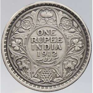 Indie - Britská. 1 rupie 1912
