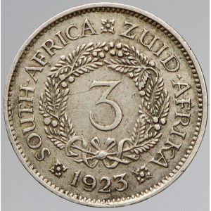 Jižní Afrika. 3 pence 1923. KM-15a
