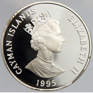 Kajmanské ostrovy. 1 dollar 1995. KM-125. n. ox.