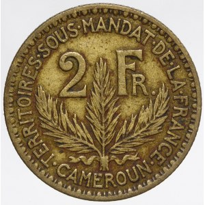 Kamerun. 2 frank 1924. KM-3