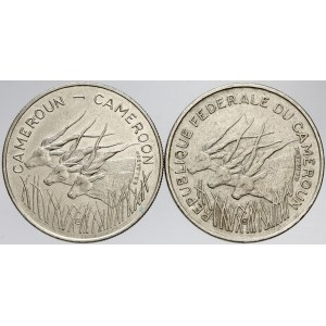 Kamerun. 100 frank 1971, 1983. KM-15, 17