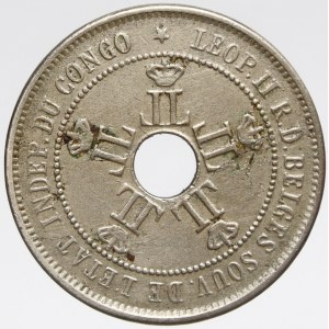 Kongo - Belgické. 20 c. 1908. KM-11