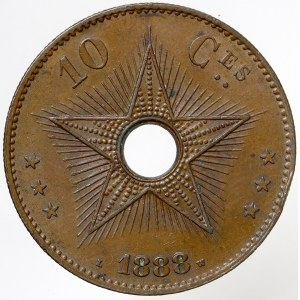 Kongo - Belgické. 10 c. 1888