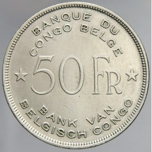 Kongo - Belgické. 50 frank 1944. KM-27