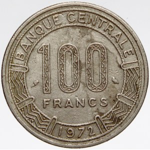 Kongo. 100 frank 1972. KM-1