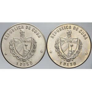Kuba. 1 peso 1982. KM-88, 90