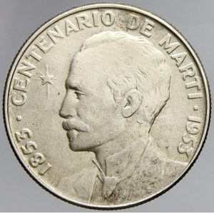 Kuba. 50 centavos 1953. KM-28