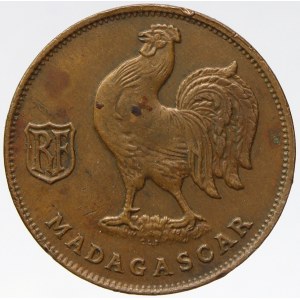 Madagaskar. 1 frank 1943. KM-2
