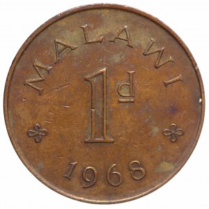 Malawi. 1 penny 1968. KM-6