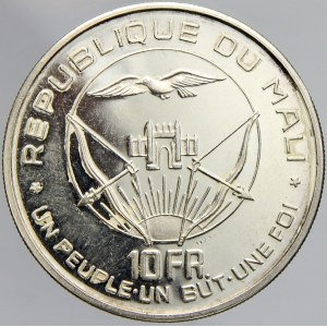 Mali. 10 frank 1960. KM-1