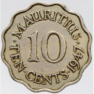 Mauricius. 10 c. 1947. KM-24
