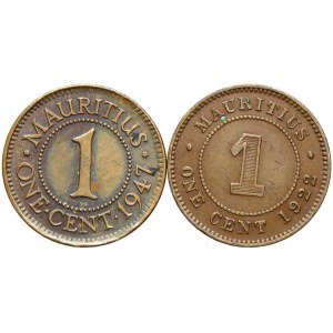 Mauricius. 1 c. 1922, 1 c. 1947. KM-12, 21