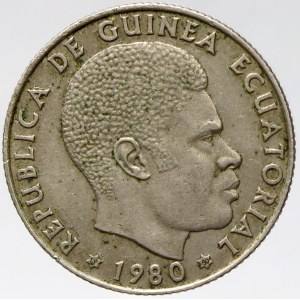 Rovníková Guinea. 5 bipkwele 1980. KM-51