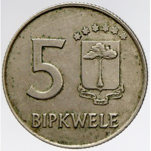 Rovníková Guinea. 5 bipkwele 1980. KM-51