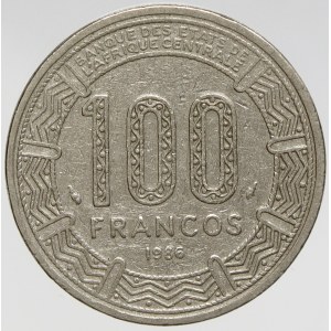 Rovníková Guinea. 100 francos 1986. KM-59