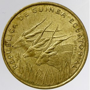 Rovníková Guinea. 5 francos 1985. KM-62