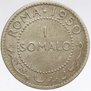 Somálsko. 1 somalo 1950. KM-5