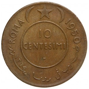 Somálsko. 10 centesimi 1950. KM-3