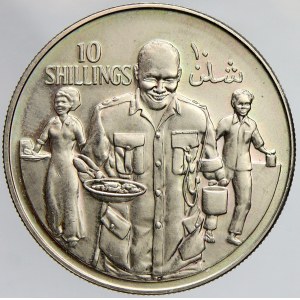Somálsko. 10 shilling 1979. KM-28