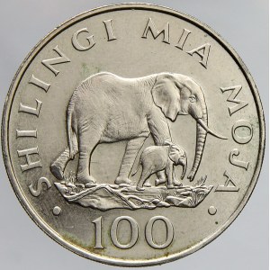 Tanzanie. 100 shilling 1986. KM-18