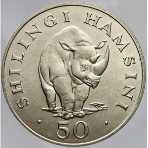 Tanzanie. 50 shilling 1974. KM-8