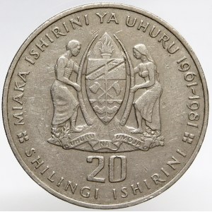 Tanzanie. 20 shilling 1981. KM-13
