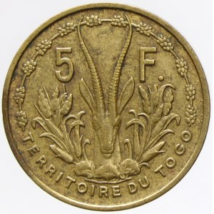 Togo. 5 frank 1959. KM-6