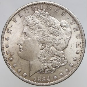 USA. 1 dollar 1884 O Morgan. KM-110