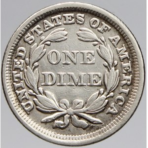 USA. One dime (10 cent) 1854