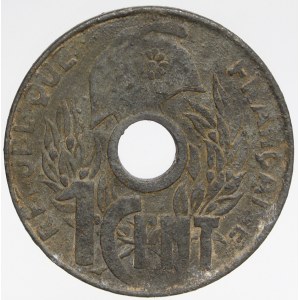 Vietnam - Francouzská Indočína. 1 cent 1941. KM-24.3