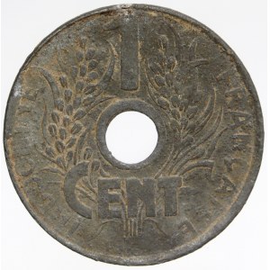 Vietnam - Francouzská Indočína. 1 cent 1941. KM-24.3