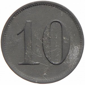 Mladá Boleslav . Fa Laurin  & Klement, hodnota 10. Zn 18,4 mm