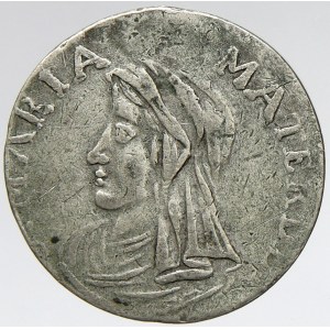 Žeton na cara Alexandra I. b.l. Portrét, opis / ženský portrét, opis MARIA MATER … Cín 24 mm (3,82 g).  n. excentr...