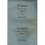 Cirkulář c.k. českého zemského Gubernia z 8.6. 1813 k vydání 2 a 5 Gulden 1813. Ri.-51+52Fc...